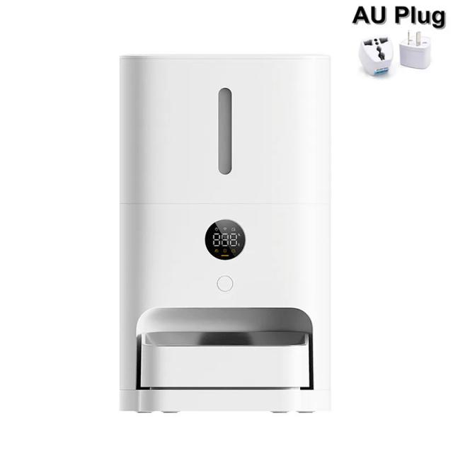 Alimentador Inteligente Mijia para Pets com Controle Remoto e Tela LED - 5L, Bacia de Aço Inoxidável e Integração com Cat Home App, 2ª Geração