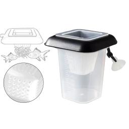 Anel alimentador de peixes com ventosas Círculo flutuante de alimentador de alimentos Ferramenta de ração de alimentos Alimentando copos de cone para aquário de aquário - Image 2