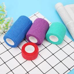 Auto adesivo bandagem para cães, tampa da perna, protetor, primeiros socorros, envoltório elástico, pet fornecimentos, verde, 5pcs - Image 6