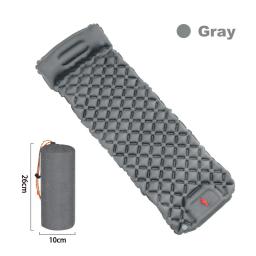 Colchão de dormir inflável ao ar livre acampamento colchão de ar à prova dwaterproof água tapete de acampamento natureza caminhadas colchão de ar portátil - Image 1