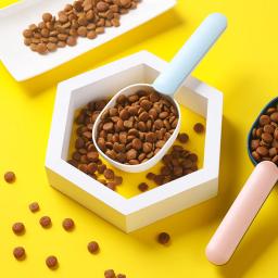Multifuncional saco de selagem alimentação colher ferramenta criativa copo de medição pet fornecimentos gato e cão comida pá, saco de selagem clip colher - Image 5