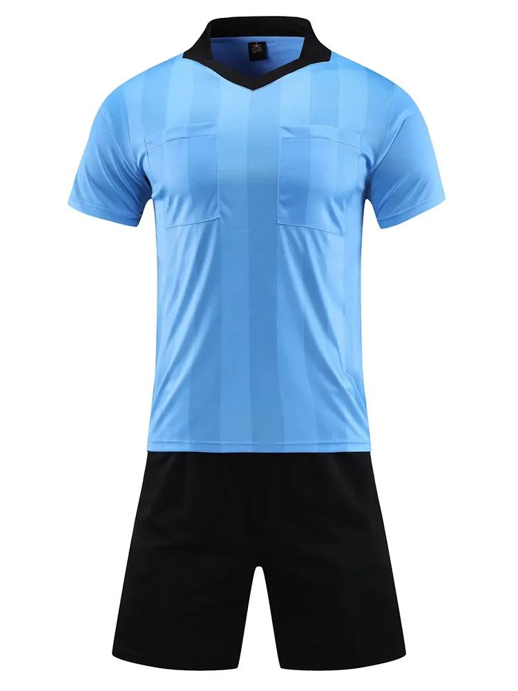 Kit Árbitro de Futebol para Homens, Uniformes Árbitro, Jersey e Shorts Personalizados, Judge Sportswear, Tailândia Roupas - Image 6