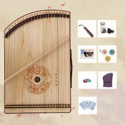 Guzheng profissional, 21 cordas, instrumentos musicais tradicionais chineses, aprendizagem das crianças, portátil, 13 cordas - Image 2