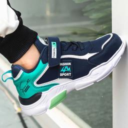 Quatro estações moda infantil sapatos esportivos meninos correndo lazer respirável ao ar livre crianças sapatos leves tênis - Image 2