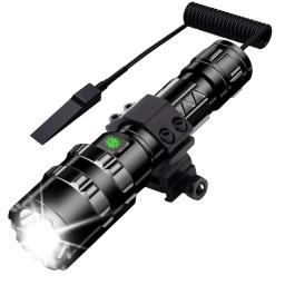 Profissional táticas de caça reconhecimento noturno lanterna led l2 contas lâmpada à prova dwaterproof água recarregável ao ar livre portátil tocha - Image 4