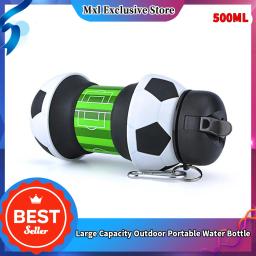 Garrafa de água dobrável, copos de acampamento, caneca, esportes ao ar livre, basquete, futebol, tênis, golfe, escola, garrafa de água portátil à prova de vazamento - Image 2
