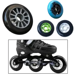 Roda de Skate Inline com Rolamentos, Alta Elasticidade Sola da Roda Traseira, Patinação Roller Shoes, 85A, 100mm - Image 2