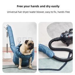 Portátil e dobrável Pet cabelo secagem sacos, grooming e limpeza kit de ferramentas, eficiente seco para cães, doméstico - Image 5
