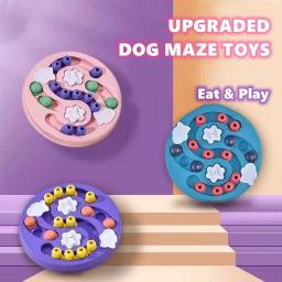 Interativo Dog Puzzle Brinquedos, Aumentar QI Treinamento e Enriquecimento, Cachorro Mental & Aliviar, Ansiedade Pet, Slow Feed Dispenser Bowl - Image 1