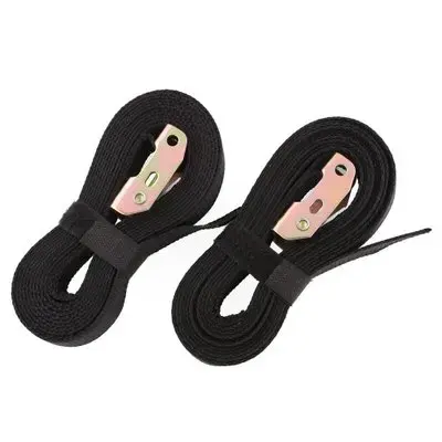 Anéis de Ginástica Ajustáveis para Crossfit com Fivelas - Acessórios Esportivos para Pull Ups e Treinos em ABS Longo - 1 Par