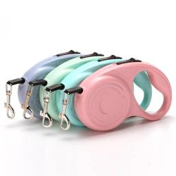 Corda de tração retrátil automática para cães e gatos, trela ajustável, cinto para caminhadas ao ar livre, acessórios para animais - Image 1
