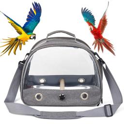 Porta-pássaros com poleiro, Bolsa de Viagem, Mochila, Gaiola para Papagaio, Periquitos, Pequenos Animais, Suprimentos - Image 6