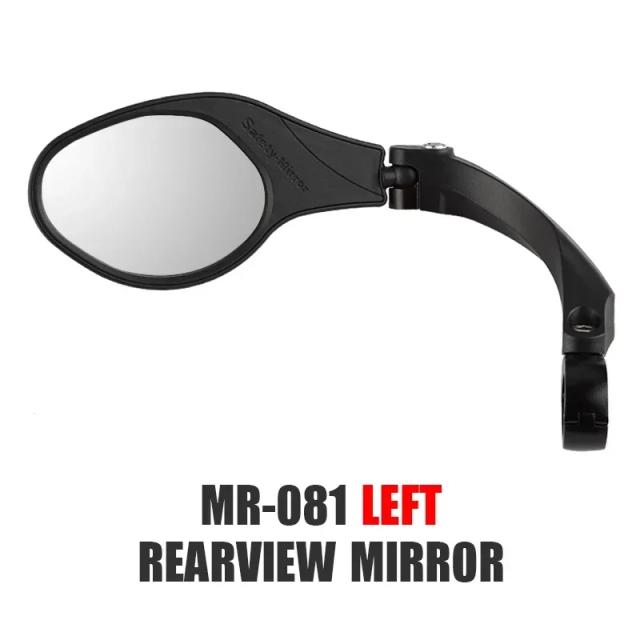 Espelho Retrovisor Inquebrável para MTB e Road Bike - Acessório de Ciclismo com 22,2mm de Diâmetro para Segurança no Guidão