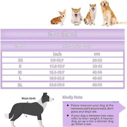 Cachorro fralda shorts para filhote de cachorro grande cão feminino calças fisiológicas sanitárias calcinha ajustável reutilizável pequeno cueca do cão cuecas - Image 6