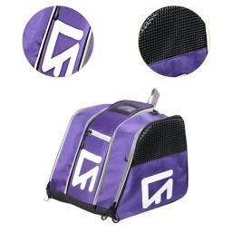 Saco de skate no gelo alça de ombro ajustável rolo skate transportadora saco de patinação no gelo mochila para hóquei de figura inline - Image 5