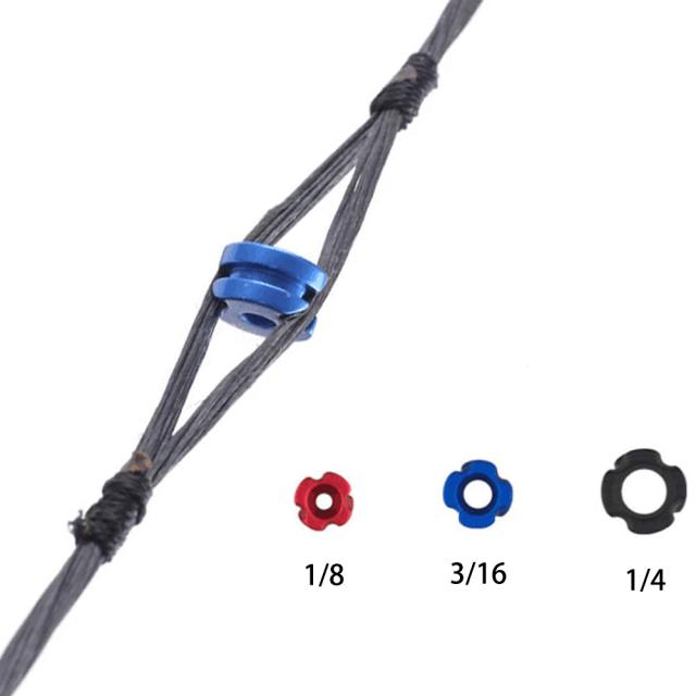 Peep Sight de Alumínio Archery para Arcos Compostos - Disponível em 1/8", 3/16" e 1/4" - Acessório Esencial para Arqueiros