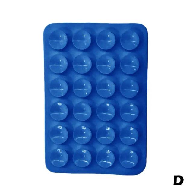 Tapete de parede multifuncional com ventosas em silicone, suporte antiderrapante e design exclusivo para telefone quadrado - 2024
