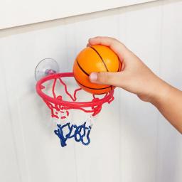 Mini quadro de basquete para crianças, cesta pequena interna, estilo de suspensão, não perfurado, tiro em casa - Image 5