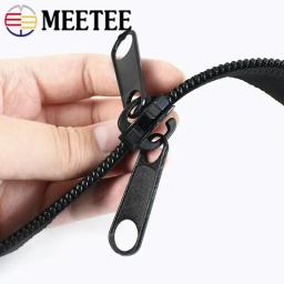 Meetee 10 #   Zíperes de nylon de 80-300cm, zíper longo aberto, grande fechamento de costura, zíper para tenda, jaqueta de alfaiate, decoração, acessório de zíper - Image 5