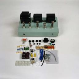 Amplificadores de tubo de áudio doméstico Kit DIY 6Z4 + 6N2 + 6P1 Saída de energia de concha de aço inoxidável 2 * 4W AC110V / 220V - Image 2