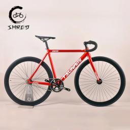 Tsunami-Fixed Gear Bike Track, Velocidade única Bicicletas De Corrida, Quadro De Alumínio 700C, Ciclismo Peças, personalizável, Sem Freio, Fixie, SNM100 - Image 5