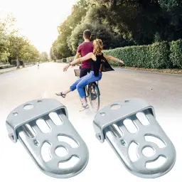 Acessórios do ciclo peças de bicicleta assento traseiro sela da bicicleta assento da criança com encosto com alça apoio para os pés pedal - Image 2