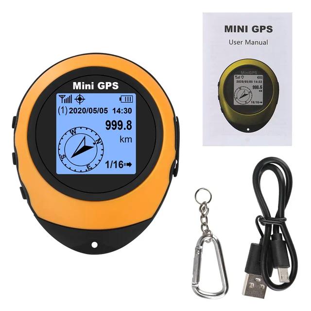 Rastreador GPS Portátil Compacto com Alta Precisão, Bússola e Localizador de Altitude para Esportes ao Ar Livre e Viagens