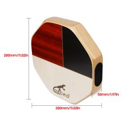 GECKO-Tambor De Mão Cajon, Instrumento De Percussão Com Bolsa De Transporte, Portátil Para Camping, Cajon Tambor, Viagem, SD6 - Image 6