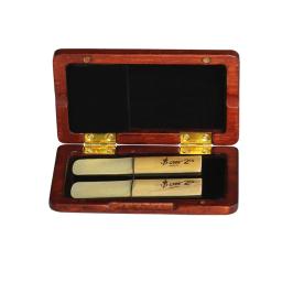 Saxofone Reed Case Box, Acessórios para instrumentos de sopro, Caixa de madeira para tenor, Alto, soprano, sax, clarinete - Image 6