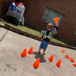 Decoração de festa de carro de corrida 7 "mini cones de trânsito e bandeira xadrez preta e branca crianças tema de carro de corrida suprimentos de festa de aniversário 5-50 - Image 3