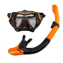 Máscara de mergulho profissional de silicone para homens e mulheres, óculos de natação à prova d'água UV, equipamento de snorkel, adultos - Image 1