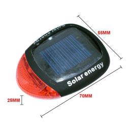 Bicicleta Solar Energia Cauda Luz, Mountain Bike Taillight, Acessórios de ciclismo, Noite Segurança Lâmpada Vermelha - Image 6