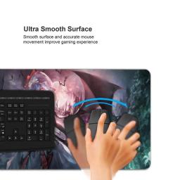 Grande Non-Slip Teclado Desk Pad, Remilia Escarlate, Mouse Mat, Gaming Setup Acessórios, Tapete Gamer, Notebook, Computador - Image 4