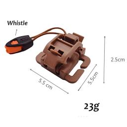 Tactical Wheel Clip Molle, Acessórios para caminhadas, Fivela suspensa multifunções, Shovel Clamp, Axe Clamp, Bracket Backpack - Image 6