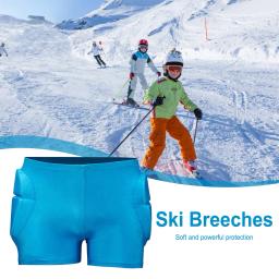 Patinação artística gelo quadris protetor almofada esportes suporte de segurança proteção protetora esqui impacto shorts desgastar-resistente adolescentes - Image 3