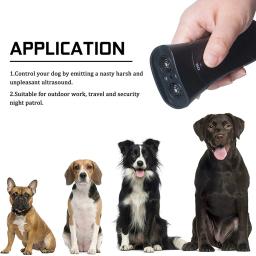 Dispositivo anti-latido com sensor duplo para cão, Deterrente de latidos ultra-sônicos, Ferramentas de treinamento com luz LED, seguro para humanos e animais - Image 5