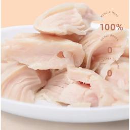 Petiscos de Alta Proteína para Cães e Gatos, Peito de Frango, Comida Húmida, Deliciosos Gatos Frescos, Saudáveis e Felizes, Petiscos para Animais - Image 3