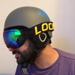 Locle capacete de esqui masculino feminino integralmente moldado crianças capacete de esqui skate snowboard motocicleta snowmobile capacete - Image 2