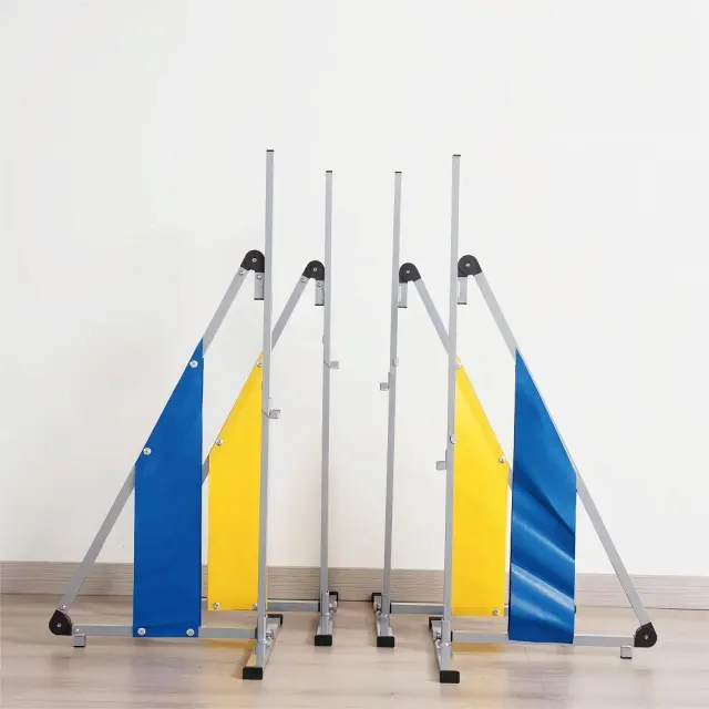 Kit Dobrável de Treinamento de Agilidade para Cães em Alumínio - Equipamento para Saltos e Superação de Obstáculos