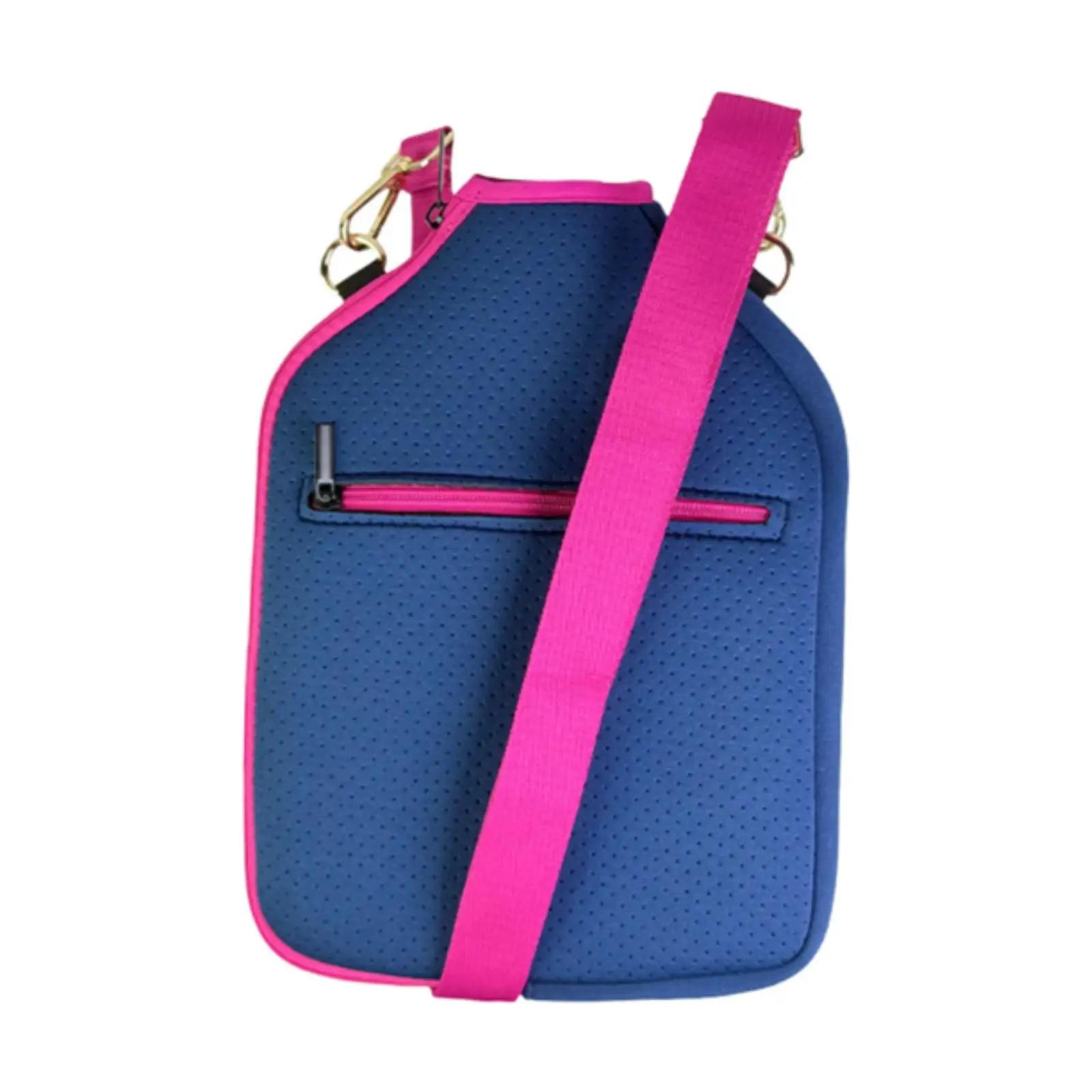 Capa protetora de neoprene com alça de ombro destacável Caso de raquete de tênis de mesa Capa de raquete - Image 1
