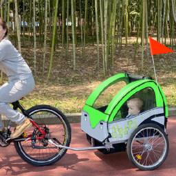 ALWAYSME-Bike Trailer for Kids, 2 rodas, Child Trailer - Image 2