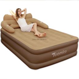 Dobrável colchão inflável para camping ao ar livre, casa, conveniente - Image 1