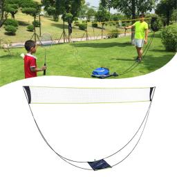 Rede de tênis dobrável portátil, badminton e voleibol com rack, 10x5 pés - Image 2