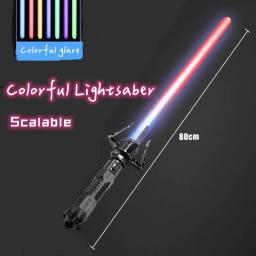 Nova espada laser quente brinquedo estrela luz espada luminosa haste fluorescente haste laser espada das crianças brinquedo presente de guerra brinquedos ao ar livre escaláveis - Image 5