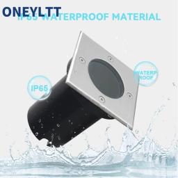 LED Underground Light para Garden Path, Ground Spot Light, Lâmpada ao ar livre, Landscape Spotlight, Buried Lamp, GU10 Bulb Casing, Frete Grátis - Image 5