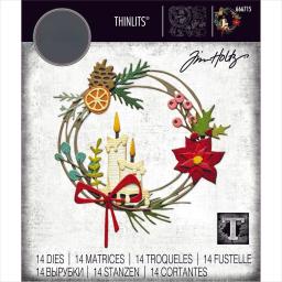 Guirlanda de natal trenó corte metal dados conjunto diy scrapbooking modelo moldes decoração cartão foto álbum papel artesanato - Image 6