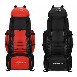 Bolsa de Viagem Grande para Homens e Mulheres Mochila de Acampamento, Caminhadas, Escalada, Esportes de Montanhismo, Bolsa Exterior, Mochila de Ombro 90L - Image 1