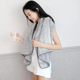 Toalhas De Banho De Microfibra Espessada Para O Corpo, Toalha De Secagem Rápida Para Esportes De Ginástica, Robe De Banho, Absorvente, Banho De Sol Na Praia - Image 3