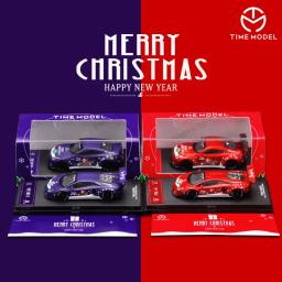 TimeMicro-Diecast carro modelo com pneus de borracha, liga esportiva, carro miniatura, brinquedos presentes, coleção Hobby, 1, 64 - Image 2