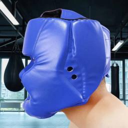 Capacete De Boxe Completo Pu, Guarda De Boxe, Capacete De Competição, Equipamento De Boxe De Proteção, Luvas De Boxe - Image 5